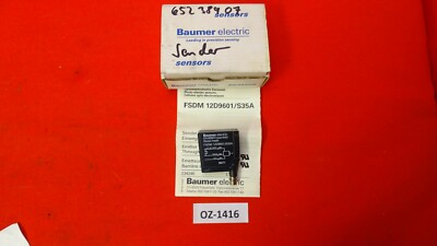 Baumer electric Reflexions-Lichtschranke FSDM 12D9601/S35A / FSDM12D9601/S35A