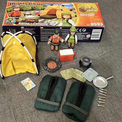 Mighty World Town Life Hiking Camping Set Not Complete 8593 Powco