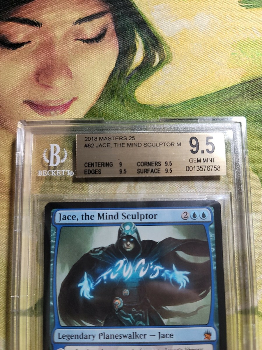 Mtg Jace, the Mind Sculptor. BGS 9.5 GEM MINT. Masters 25