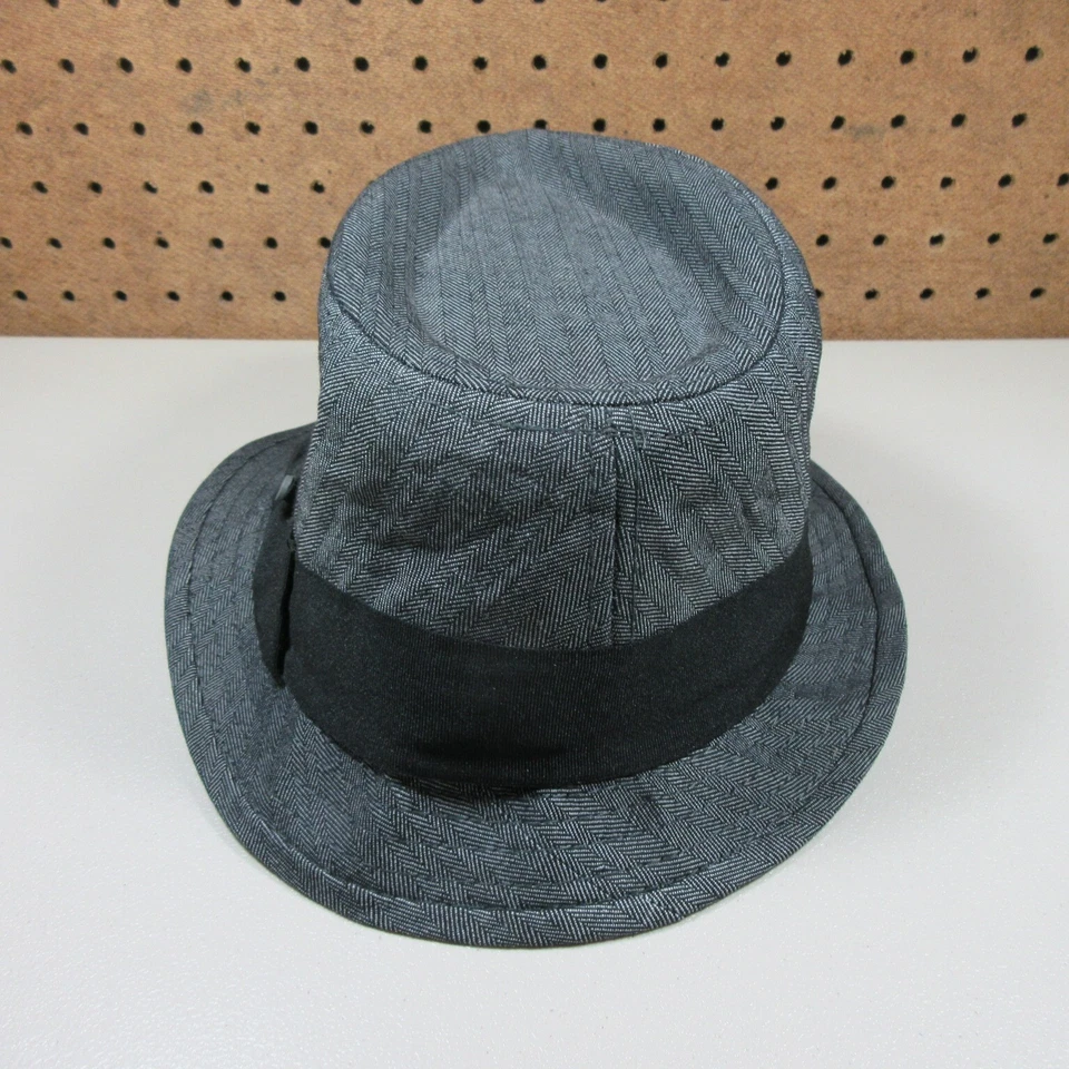 Stetson Hombre Gris An Negro Fedora Sombrero L XL Foto 3 de 4