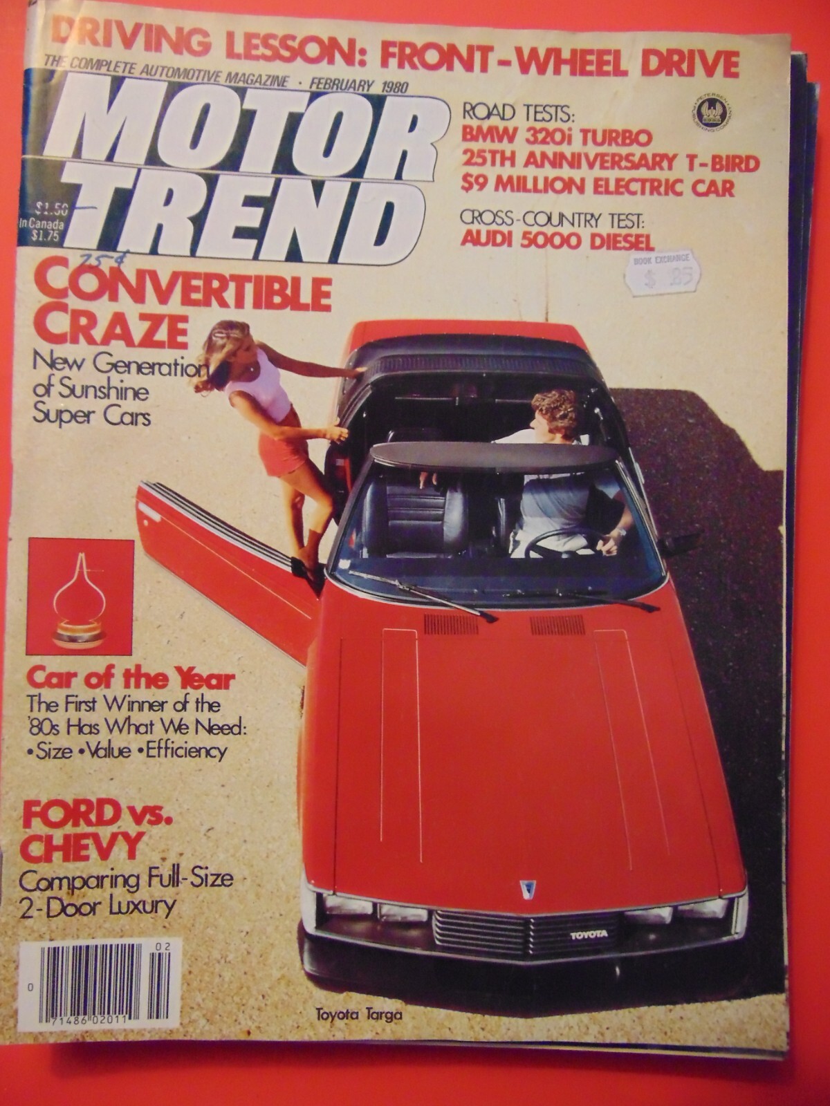 MOTOR TREND февраль 1980 кабриолет Craze