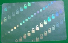 5007 ID Overlay Hologram Tamper Proof Security Protection Pass Badge Credit Card