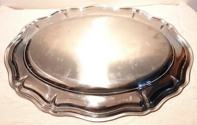 Vassoio Ovale Pinti INOX 40 Cm - Acciaio Inox 18/10, Made In Italy, Per Portata - Foto 12