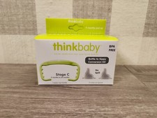 Thinkbaby Bottle to Sippy Conversion Kit 9-24 Months BPA Free Green New    