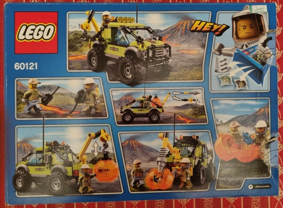 LEGO City 60121 Volcano Exploration Truck, foto 2 di 2
