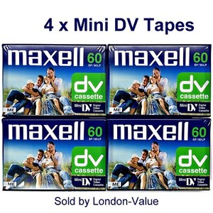 4 X Mini Dv Kassetten Dvc Panasonic Sony Jvc Canon Samsung Camcorder Ebay
