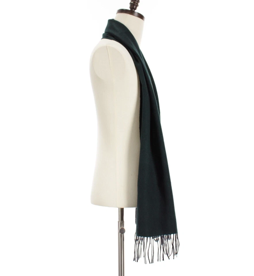 Kiton новый с Ярлыками 100% кашемир шарф один размер в зеленый и синий сделано в Италии - Изображение 3 из 4