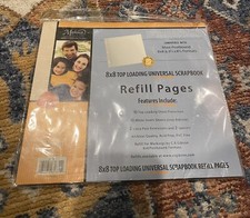 8x8 Top Loading Universal Scrapbook Refill Pages