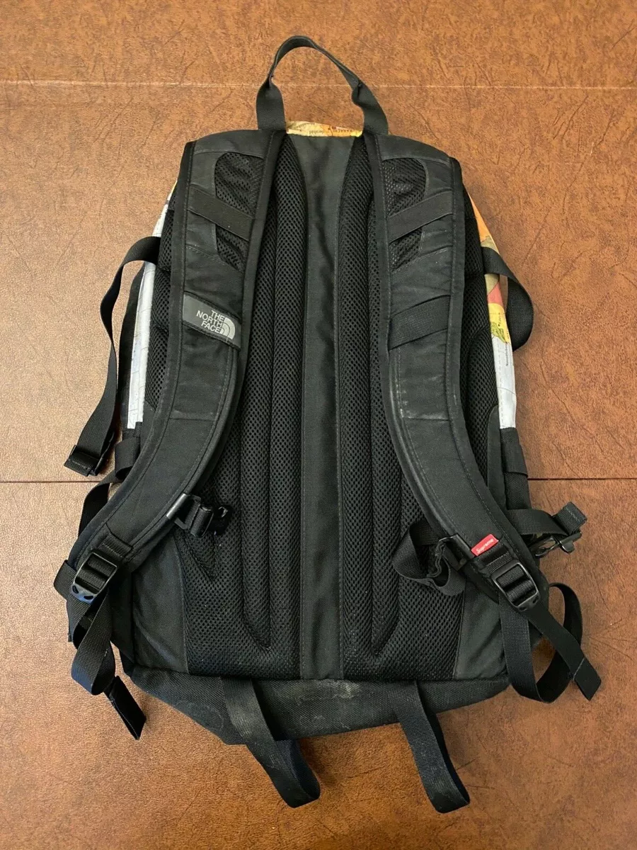 Supreme North Face Map Backpack Rucksack | eBay