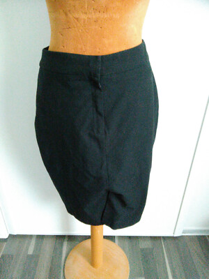 Jupe droite noire 38 Camaieu