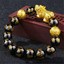 thumbnail 8 - Feng Shui Black Obsidian Alloy Wealth Bracelet w/Golden Pixiu Lucky Jewelry Gift
