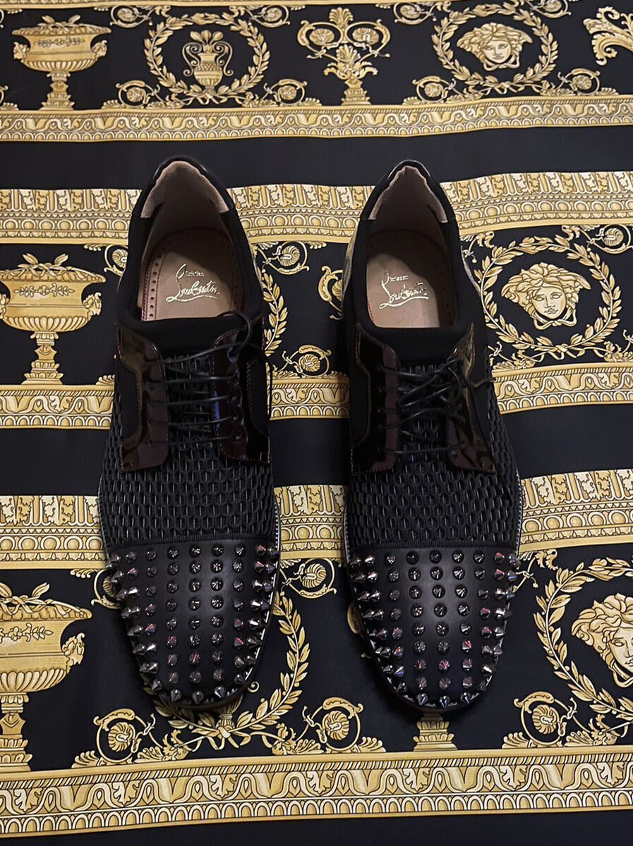 New MSRP $3795 AUTH Christian Louboutin Spike Loafers Shoes New MSRP $3795 AUTH Christian Louboutin Spike Loafers Shoes