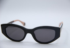 NEW WOOW OPTICAL SUPER BOLD 2 COL 100 BLACK PINK AUTHENTIC SUNGLASSES 52-21