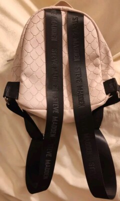 Steve Madden BBLogo Mini Vegan Backpack Purse Trendy  display picture 1