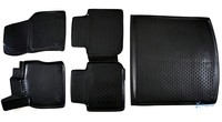 Kofferraumwanne + Gummimatten Set Passend FüR Skoda Kodiaq 2016-2024