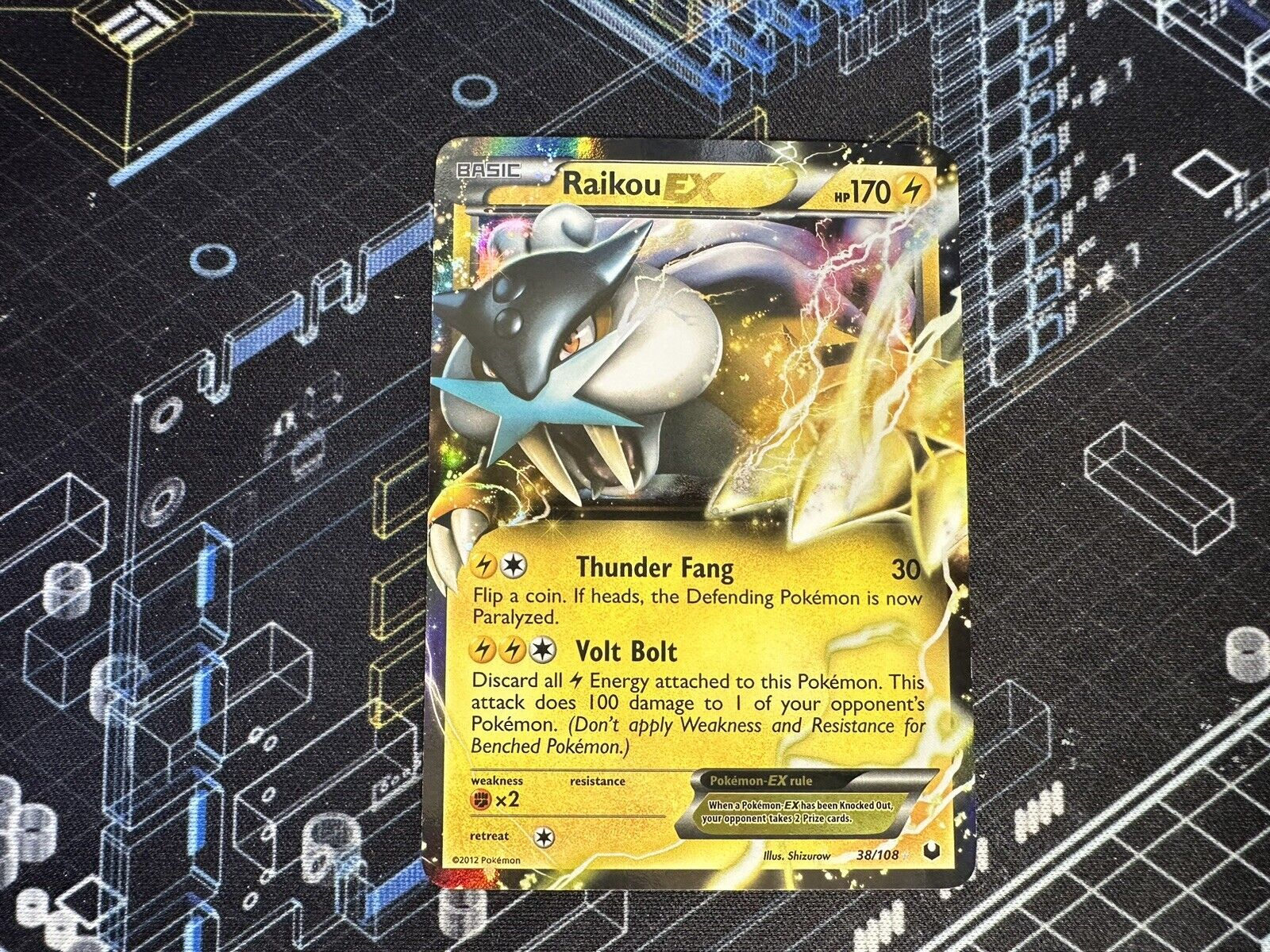 Raikou EX - 2012 (Chase Moloney, #38/108) - Paragon City Games