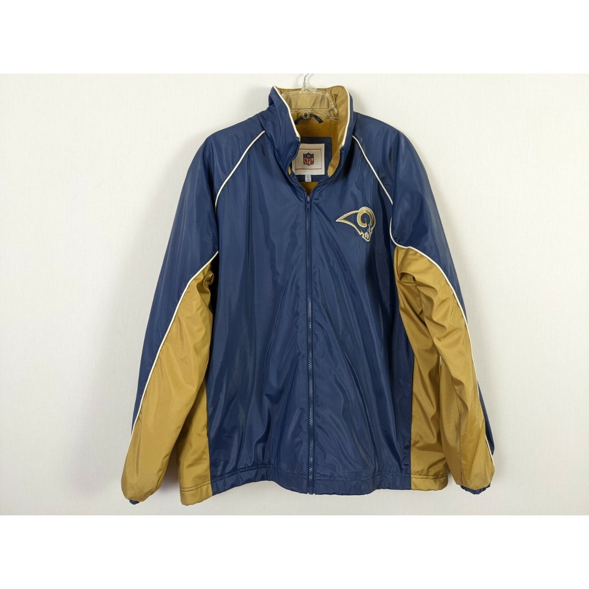 Buy Vintage NFL G-III Apparel St. Louis RAMS Zippered Jacket Size