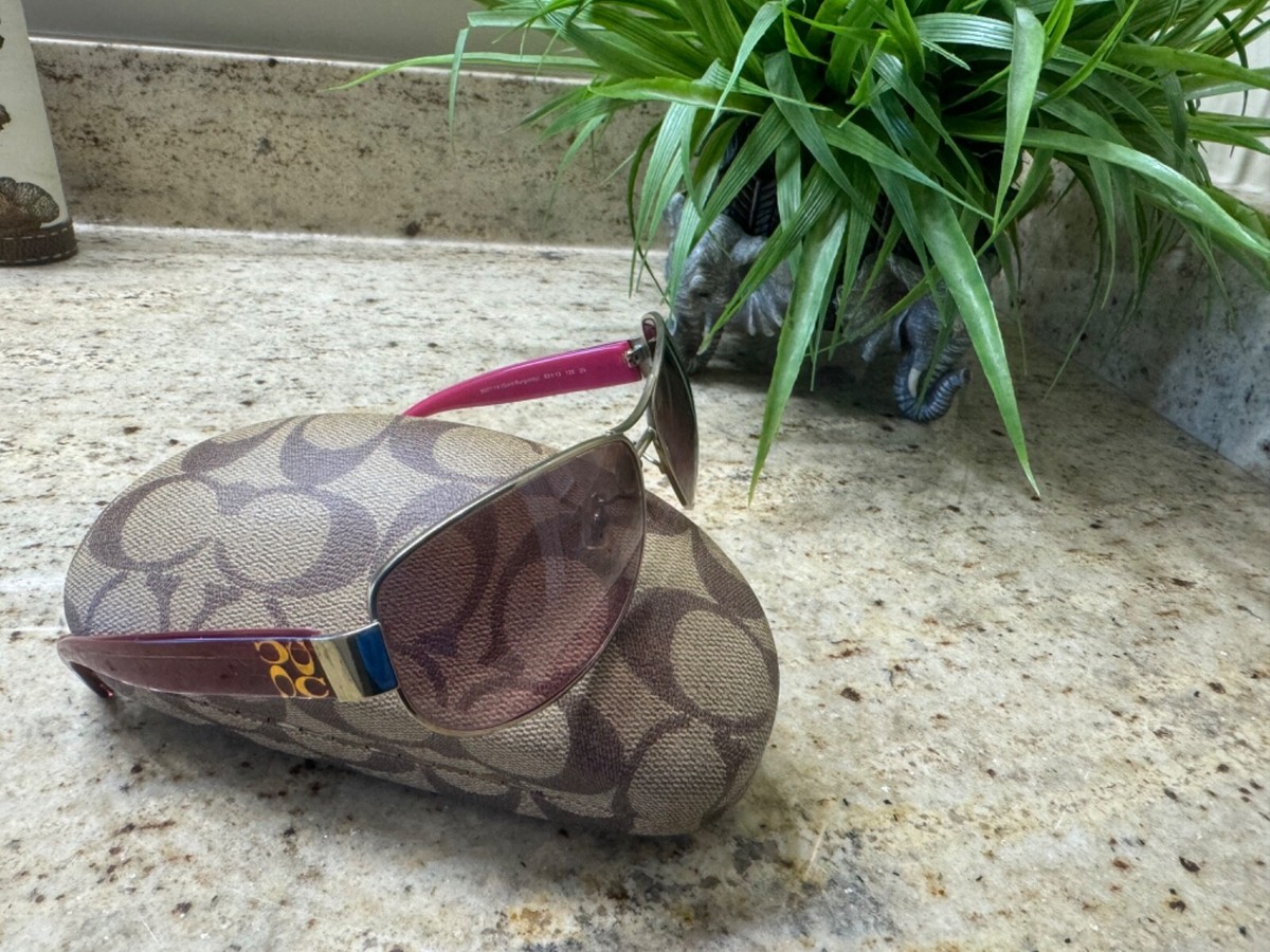 Coach HC7001 Taylor sunglasses ladies gold tone frame tortoise/green HC7001 L003 TAYLOR Sunglasses (HC 7001) - Coach Authorized  main image 3