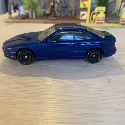 Corgi BMW 850i Toy Grand Tourer Car Vintage Diecast Blue Model - Used Condition