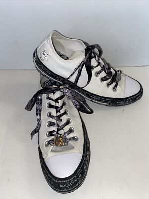 Converse X Miley Cyrus Chuck Taylor All Star Black/White Bandana Print Low  Top