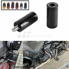 2x Crash Bar Slider End For Harley Touring Glide Softail Street Bob Low Rider