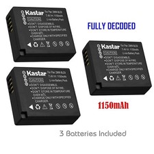 DMW-BLG10 Battery for Panasonic Lumix DMC-LX100 ZS60 ZS100 ZS110 S6 TX1 TZ100