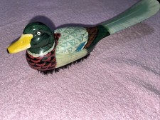 Vintage Mallard Duck Brush  Shoe Horn