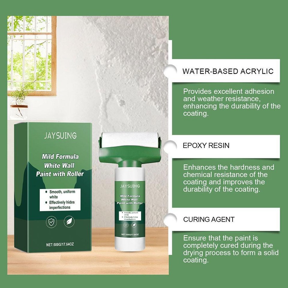 Roller Paint Emulsion Paint White Wall Paint with Roller Wall Paint