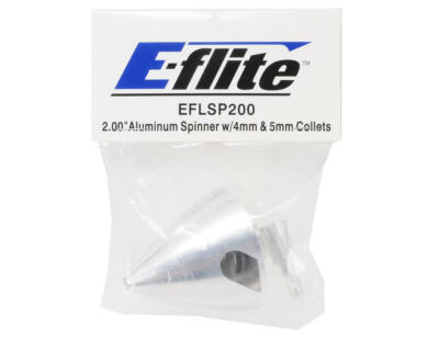 EFlite 2'' Two Inch Aluminum RC Electric Motor Spinner with 4mm & 5mm Collets