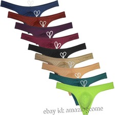 Men Solid Bikini Swim Thong Swimsuit Hot Swimwear T-back Mini Beachwear Surfing