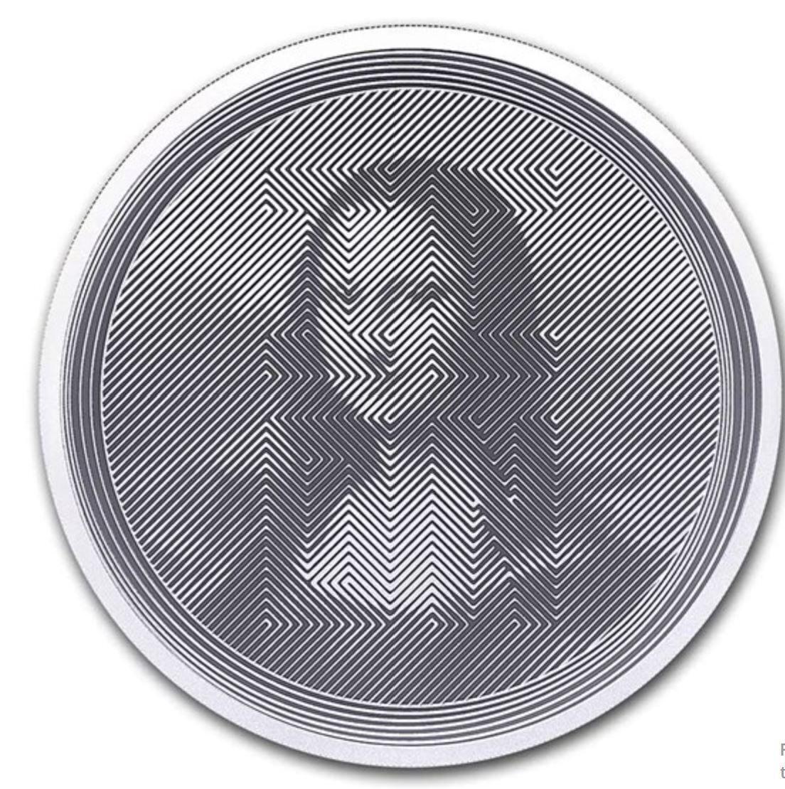 2021 Tokelau Icon Mona Lisa 1 oz .999 silver Lenticular Prooflike