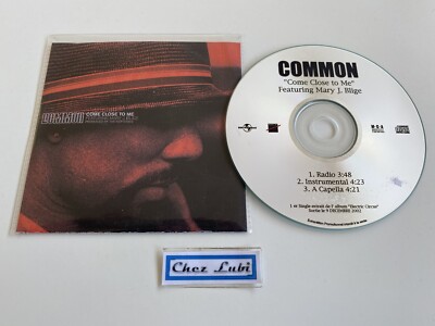 Common ft. Mary J. Blige - Come Close To Me - Promo CD Single - 2002