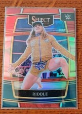 2022 Panini Select WWE Red Blue Silver Prizm #36 Matt Riddle Wrestling Card