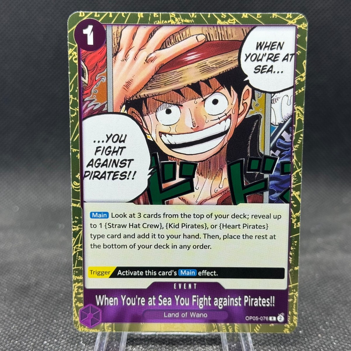 When You're at Sea You Fight against Pirates!! OP05-076 R One