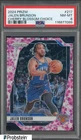 2024 Panini Cherry Blossom Choice Prizm #217 Jalen Brunson Knicks 10/20 PSA 8