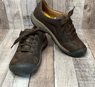 NWOT Keen Presido II 1018318 Women's Leather Hiking Trail Sneakers sz 7
