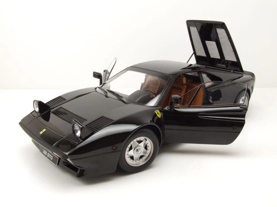 Ferrari 288 GTO 1984 Nero Modellino 1:12 KK Scale - Immagine 4 di 4