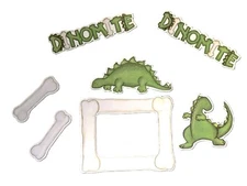 My Mind's Eye Dinomite Scrapbook Die Cuts Frames  7 Piece Set