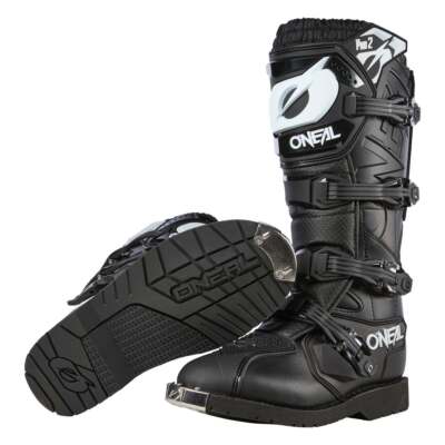 O'neal Rider Pro 2 MX Motocross Supermoto Motorrad Stiefel schwarz 2025 Oneal