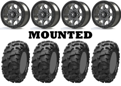 Kit 4 Blackwater Evolution 28x10-14/28x11-14 on Ruler Beadlock Gray BT-03 CAN