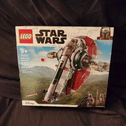 LEGO Star Wars: Boba Fett’s Starship (Slave 1) NEW NIB SEALED SET 75312 box wear