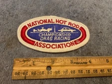 National Hot Rod Association Championship Drag Racing Sew On Patch