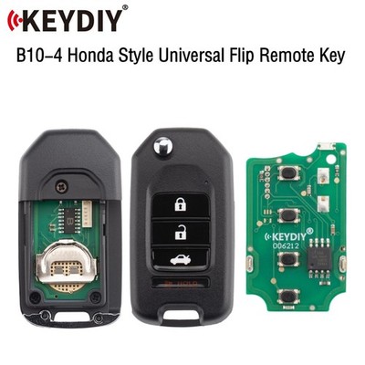 KEYDIY KD B10-4  for Honda Style Universal Flip Remote Key 3+1 Buttons B Series