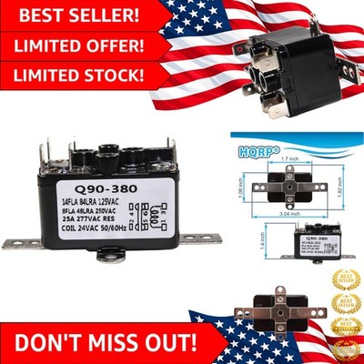 Automatic Fan Relay Replacement for Emerson 90-380 - 18 Amps Current Rating