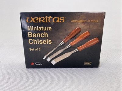 Veritas Miniatur Tischmeißel 3er Set (05P85.01) Canada Tools Holzmeißel