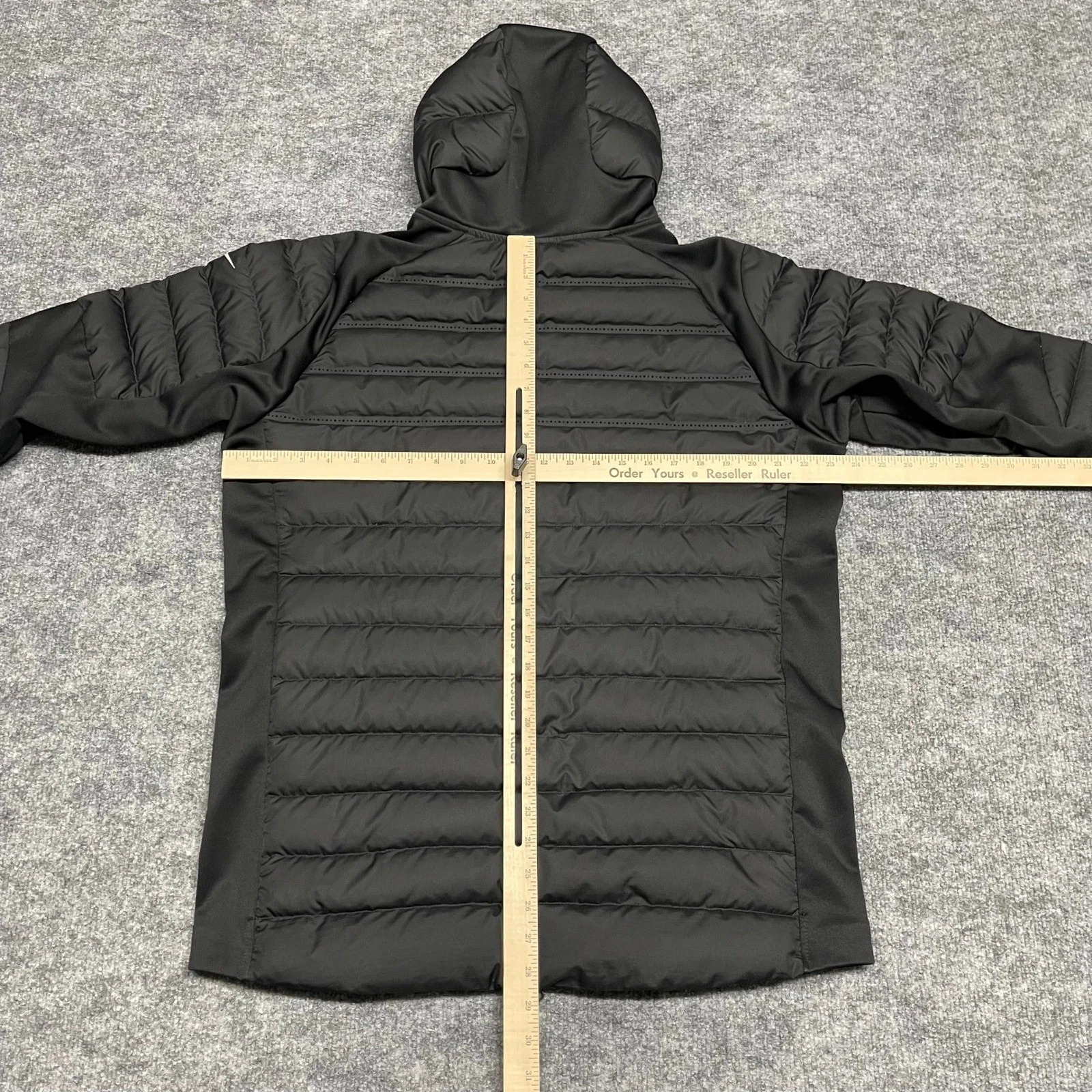 Nike LeBron James Jacket Mens Large Black Aeroloft 800 Hybrid Down Puffer 807974 image 10