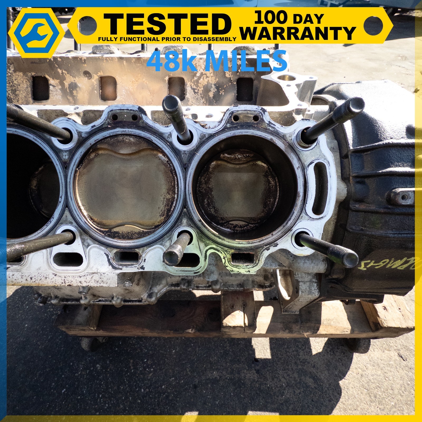 04-17 MASERATI GRANTURISMO QUATTROPORTE 4.2L V8 ENGINE MOTOR BLOCK OEM