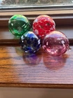 Blenko Glass Hand Blown Ornaments - Set of 4
