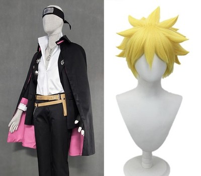 Boruto Next Generations Cosplay Costume + Headband + Pre-styled Wig