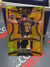 2025 Panini Select Prizm Swatches Bubba Chandler #SS-BC Gold Pulsar 6/10